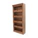 The Twillery Co.® Sasser 36" W Standard Bookcase 49.0 H x 36.0 W x 13.0 D in white/brownWood in Spice Alder | 49" H x 36" W x 13" D | Wayfair