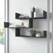 Mercury Row® Ramage 3 Piece Accent Shelf Wood in Gray | 26 H x 47 W x 9 D in | Wayfair 02052432844942EA8DC34A229D42502C