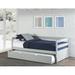 Viv + Rae™ Harold Twin Daybed w/ Trundle Wood in Gray | 30 H x 41.75 W x 79.5 D in | Wayfair EBEFE1D439A4446B9127720E9207CC36