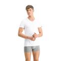 PUMA Herren Puma Basic T-shirt met V-hals voor heren, verpakking van 2 stuks Underwear, Weiß, L EU