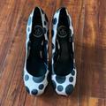 Jessica Simpson Shoes | Jessica Simpson Tan & Black Polka Dot High Heels | Color: Black/Tan | Size: 8