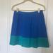 J. Crew Skirts | Jcrew Skirt Like New Sz 6 | Color: Blue/Green | Size: 6