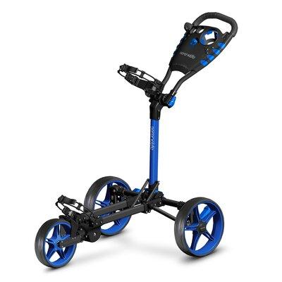 SereneLife 3 Wheel Golf Push Cart - Lightweight Folding Golf Walking Push Cart Roller Golf Bag Holder W/Upper/Lower Bracket W/Elastic Strap | Wayfair
