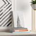 Zipcode Design™ 'Chrysler Building NYC' - Wrapped Canvas Photograph Print Canvas, Wood in Black/Gray/White | 12 H x 8 W x 1.25 D in | Wayfair