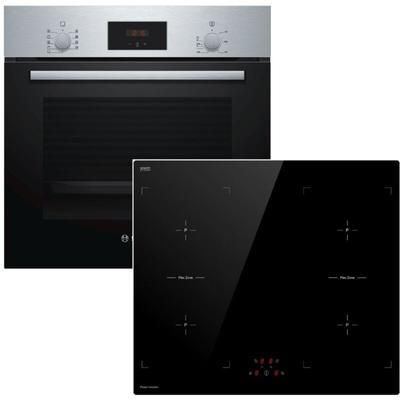 Set Bosch Einbau-Backofen mit Induktionskochfeld - autark, 60cm