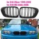 Calandre Avant pour BMW Série 3 1999-2002 E46 M3 323 i/is 325Ci 328 i/is/Ci 330Ci 2 Portes