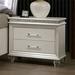 Rosdorf Park Craine 2 Drawer Nightstand in White Wood in Brown/White | 29.25 H x 27 W x 17.38 D in | Wayfair 28623845C02C4B5E97C162CD6DA34A07