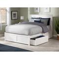Kindig 2 Drawer Solid Wood Platform Bed by Viv + Rae™ kids Wood in White | 41.375 H x 43.625 W x 82.625 D in | Wayfair BCHH7930 41958483