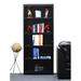 Winston Porter Herard 72" H x 30.5" W Wood Standard Bookcase Wood in Brown | 72 H x 30.5 W x 10.63 D in | Wayfair MI3072-E