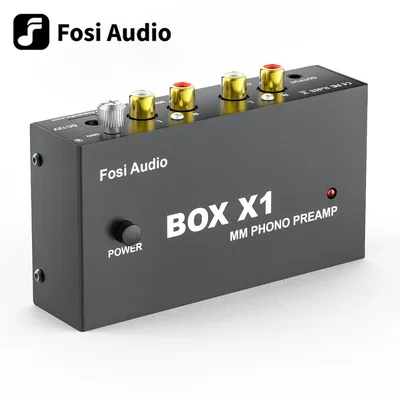 Fosi-Préampli BronchPhono pour Boîte Audio Colorable Mini Audio Stéréo HiFi avec Sauna
