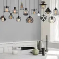 Lampes suspendues nordiques modernes lampes suspendues en fer noir lampe industrielle américaine