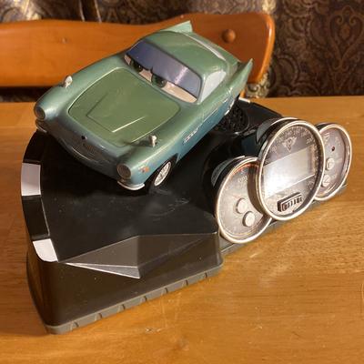 Disney Office | Disney Pixar Finn Mcmissile Car Toy Clock | Color: Black/Green | Size: Os