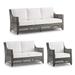 Graham Tailored Furniture Covers - Modular, Corner Chair, Gray - Frontgate