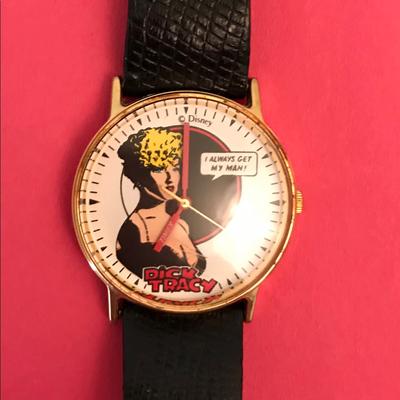 Disney Accessories | Disney Dick Tracy Movie - Madonna!Timex Watch-Free Betty Boop Watch W/Purchase | Color: Black | Size: Os