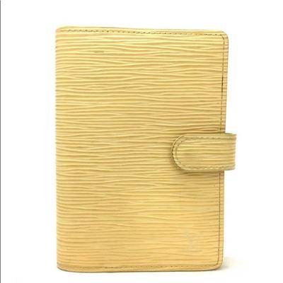 Louis Vuitton Accessories | Louis Vuitton Epi Leather Agenda Pm Cover | Color: Yellow | Size: Length 3.9 Inches; Height 5.5 Inches