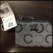 Coach Accessories | Coach Credit Card Holder W/Key Ring. Nwt’s | Color: Gray | Size: Os