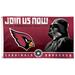 WinCraft Arizona Cardinals 3' x 5' Star Wars One-Sided Flag