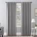 House of Hampton® Ewert Velvet Noise Reducing Thermal Extreme 100% Blackout Back Tab Curtain Panel Velvet in Gray | 96 H in | Wayfair