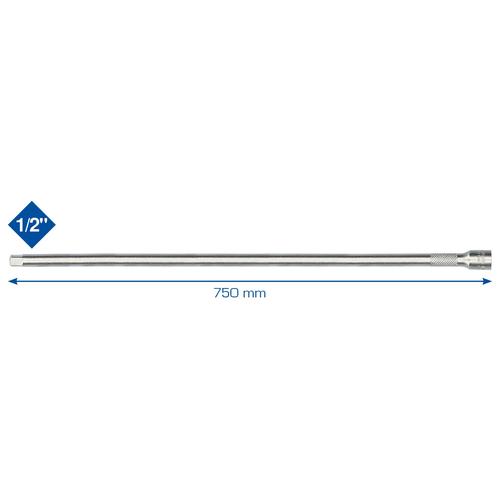 Brilliant Tools 1/2' Verlängerung, 750 mm Steckschlüssel BT022910