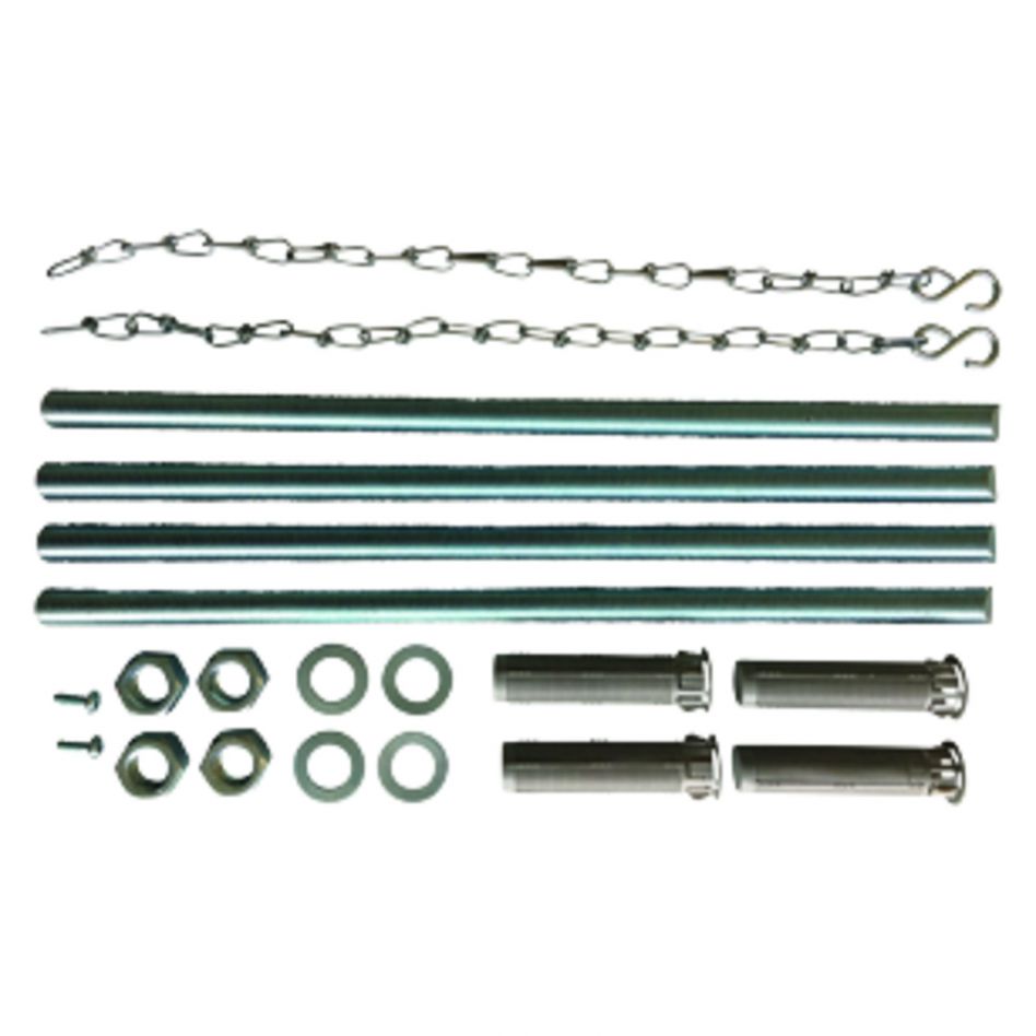 ACO Montageset Standardmontage auf Perimeterdämmung an gemauerter Kellerwand, Dämmstärke 80/100 mm Image