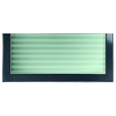 ACO Designabdeckung Vario Vollglas mit Einfassungsrahmen, 1250x600 mm, Anthrazit