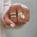 Anthropologie Jewelry | Nwot Set Of Rings | Color: Yellow | Size: 5-7