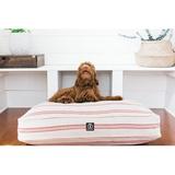 Harry Barker Grain Sack Rectangle Dog Bed Pillow Recycled Materials/Cotton in Red/White | 5 H x 44 W x 36 D in | Wayfair 08-2525-04