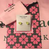 Kate Spade Jewelry | Kate Spade - Brilliant Statement Duo-Prong Studs | Color: Yellow | Size: Os
