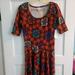 Lularoe Dresses | Beautiful Lularoe Nicole Dress | Color: Brown/Orange | Size: M