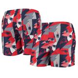 Men's FOCO Navy/Red New England Patriots Geo Print Swim Trunks