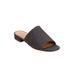 Extra Wide Width Women's The Sola Mule by Comfortview in Black Dot (Size 8 1/2 WW)