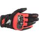 Alpinestars Honda SMX Z Drystar Guanti da moto, nero-rosso, dimensione M