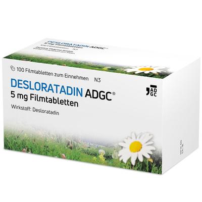 Desloratadin Adgc 5 mg Filmtabletten 100 St Image