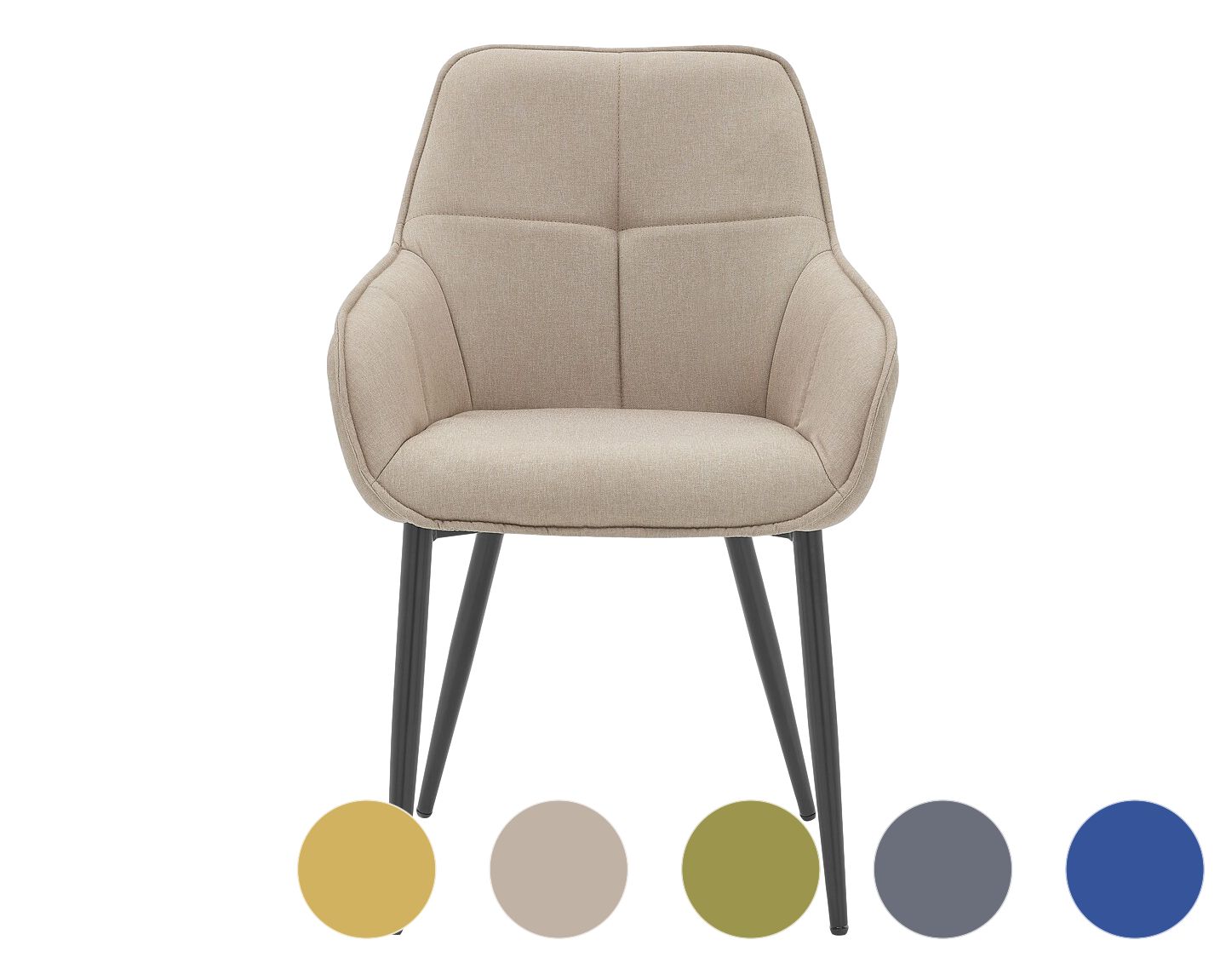 Möbilia »Laval« Armlehnstuhl gelb Image