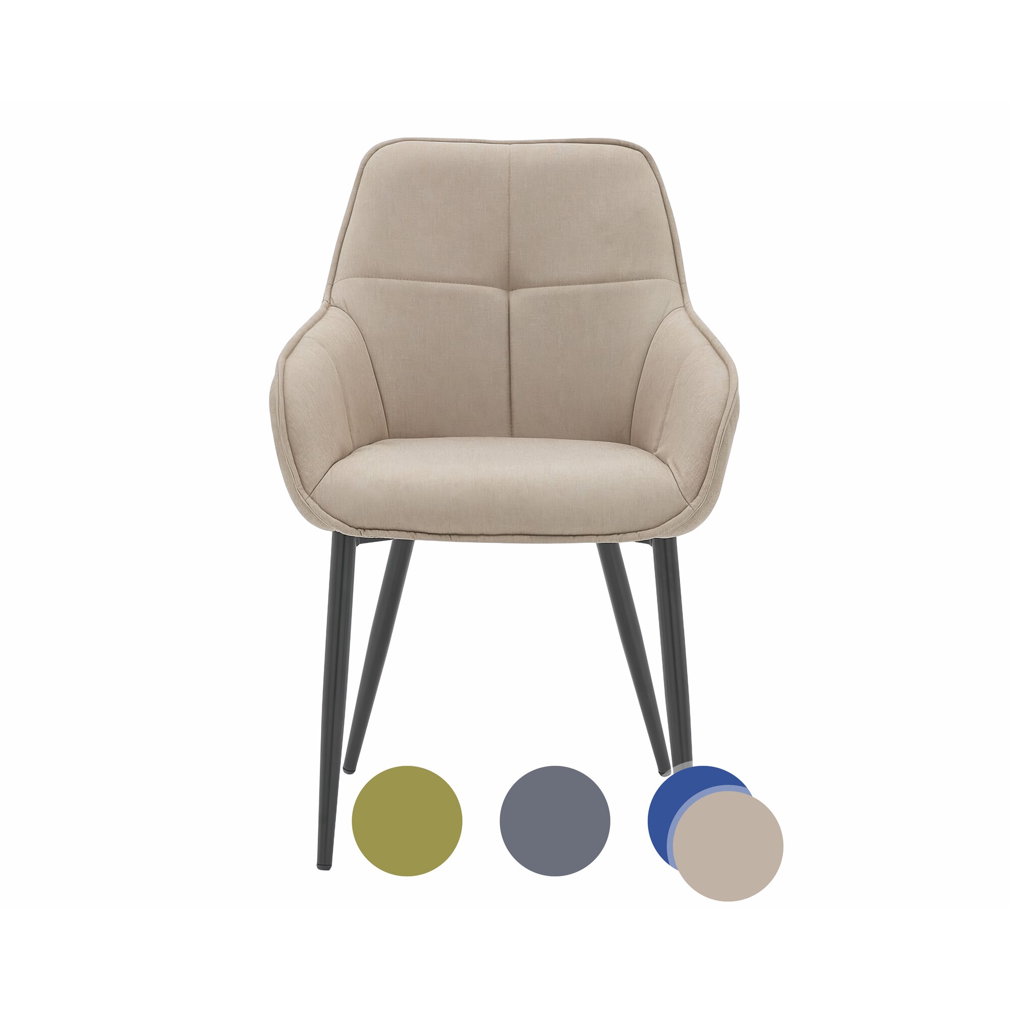 Möbilia »Laval« Armlehnstuhl grau