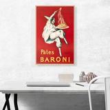 ARTCANVAS Pates Baroni 1921 by Leonetto Cappiello - Wrapped Canvas Advertisements Print Canvas | 26 H x 18 W x 1.5 D in | Wayfair CAPPIE27-1L-26x18