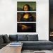 ARTCANVAS Mona Lisa 1503 - 3 Piece Print Metal | 60 H x 40 W x 1.5 D in | Wayfair DAVINC17-3L-60x40