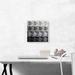 ARTCANVAS Modern Black White Jewel Pixel - Wrapped Canvas Graphic Art Print Canvas, Wood in Gray | 12 H x 12 W x 0.75 D in | Wayfair