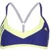 Adidas Swim | Adidas Women 3 Stripe Racerback Sport Bikini Top | Color: Blue/Yellow | Size: Various