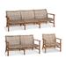 Isola Tailored Furniture Covers - Seating, Ottoman, Sand - Frontgate