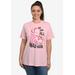 Plus Size Women's Disney Women's Cheshire Cat Alice in Wonderland "We Are All Mad Here" T-Shirt Pink by Disney in Pink (Size 3X (22-24))