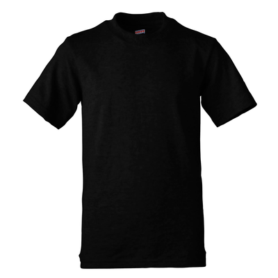 Soffe B252 Youth Cotton Poly Top Shirt in Black size Small | Polyester