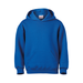 Soffe B9289 Youth Classic Hooded Sweatshirt in Royal Blue size Small | Cotton Polyester