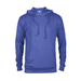 Delta 97200 Fleece Adult French Terry Hoodie in Royal Blue Heather size Large | Cotton/Polyester Blend