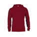 Delta 99200 Fleece Adult Heavyweight Hoodie in Red size Small | Cotton/Polyester Blend
