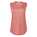 Platinum P515S Women's Slub Sleeveless Crew Neck Top in Sorbet size Medium | Ringspun Cotton