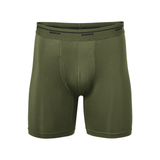 Soffe 951M Men's Compression Boxer Brief in Olive Drab Green size Small | Polyester/Spandex Blend