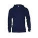 Delta 99200 Fleece Adult Heavyweight Hoodie in Navy Blue size XL | Cotton/Polyester Blend