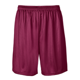 Soffe 060M Adult Poly Mini Mesh Short in Maroon size Large | Polyester