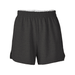 Soffe B037 Authentic Girls Short in Team Black Heather size Medium | Cotton Polyester